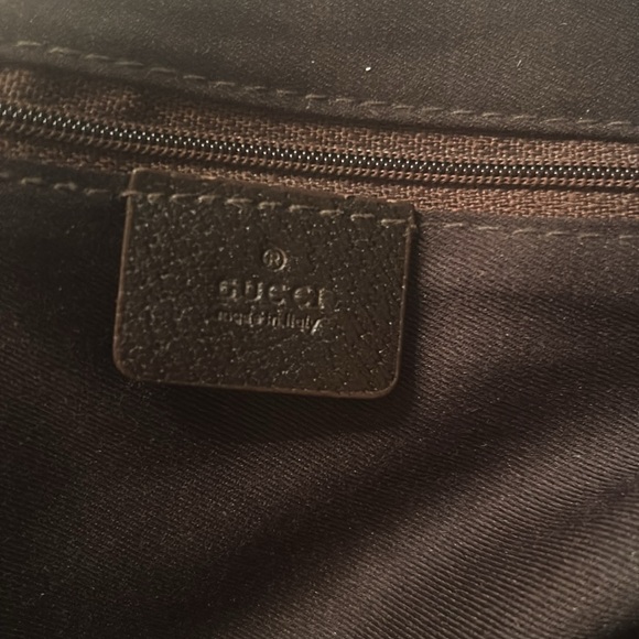 Gucci Canvas / Leather monogram bag - Picture 6 of 8